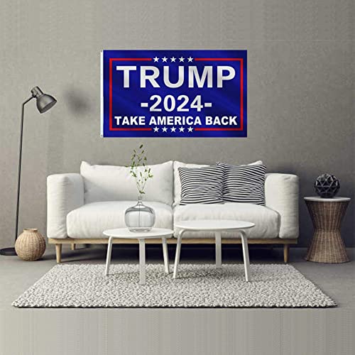 Upgrade Trump 2024 Flag, Donald Trump for President Take America Back 3 x 5 Ft Flag with Grommets