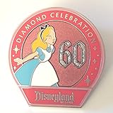 Disney Disneyland 60th Anniversary Diamond Mystery Pin - ALICE IN WONDERLAND