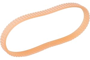 10in Bandsaw Motor Ribbed Drive Belt, Low Noise Wear Resistant for Woodworking Machines, Agricultural Equipment, Snowblowers