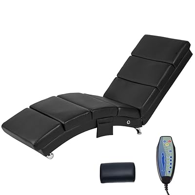 YOLENY Electric Massage Recliner Chair, Leather Chaise Lounge