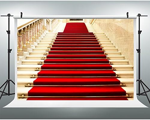 Maijoeyy 7x5ft Photography Backdrop Red Carpet Background for Party Photography Props Photo Booth YY00097