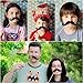 7-gost 30PCS Style 2018 Graduation Party Masks Photo Booth Props Mustache On A Stick Grad Party