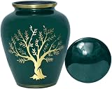 BOLD & DIVINE Tree of Life Cremation Urn Large 200 Cu In Aluminum view 5