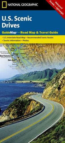 U.S. Scenic Drives Map (National Geographic Guide Map)