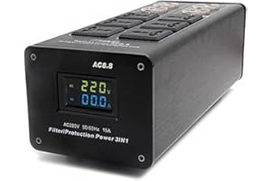 ELE ELEOPTION 3000W 15A 100-240V AC8.8 Advanced Audio Power Purifier Filter AC Power Socket Video Noise Eliminator/Line Conditioner/Whole Entertainment System Protection