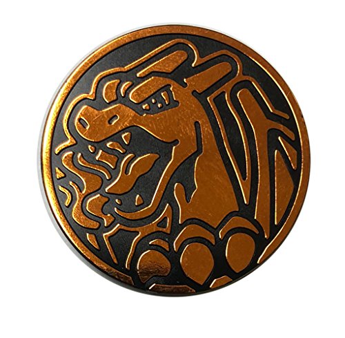 OFFICIAL POKEMON COIN - CHARIZARD - HOLO FOIL SHINY - TRADING CARD GAME FLIPPING COIN