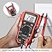 Multimeter, LeeQin Ture-RMS Auto Ranging Digital Multimeter, 2000 Counts AC/DC Voltage/Current Resistance Diode Continuity Measurement Tool with Backlight LCD Display