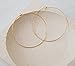 Big Gold Filled Hoop Earrings for Women 2 Inch Large Hoop Earrings Set Gifts for Her Thin Endless Hoop Earrings in Gold
