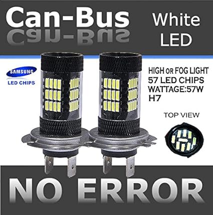 JDM par 57 LED H7 Plasma proyector bombillas Canbus No Error para ...