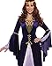 Rubie's Costume Deluxe Guinevere With Headpiece, Purple/Black, Standard Costume