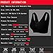 Cabales Women's 3-Pack Seamless Wireless Sports Bra with Removable Pads, Pink/Blue/Dark Purple, XX-Large
