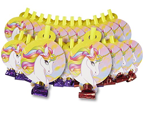 Party Blowers - 48-Pack Party Blowouts, Unicorn Noisemakers, Birthday Party Favors, Easter Decorations, 18.3 x 7.5 x 2.5 Inches - Thumbnail 5