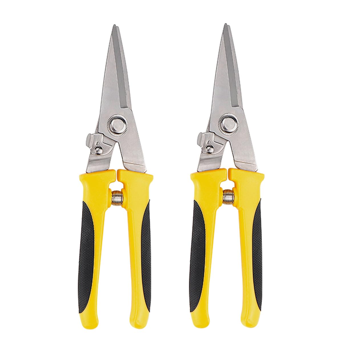 ZJIVQO 1pc Sheet Industrial Heavy-Duty Shears Multipurpose Tools Metal Snips for Cutting Metal Pp Handle Scissor Heavy Duty Scissor High Carbon Steel Scissor Non-Slip (2)