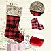QTDLXFA Personalized Christmas Stockings Home Decoration Gifts for Holiday Party Decorations Gift Set of 2