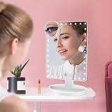 FASCINATE Lighted Makeup Vanity Mirror 45 LED, 360° Rotation, USB Rechargeable view 8