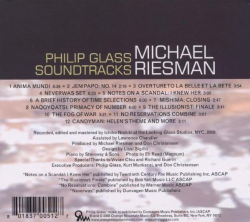 Glass: Soundtracks - Piano Transcriptions