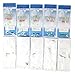 Size 1/0 Sabiki Sea Rigs 10 Packs: Fish Skin, Sparkling Feather and High Carbon Hooks