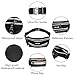 MILIDE Running Belt Waist pack for iphone x 8 7 plus With Reflective Strips Runner Workout | Waterproof Canvas Runners Belt|Phone Fanny Pack For Men,Women,Hiking Cycling,Travel,Workout,Sports