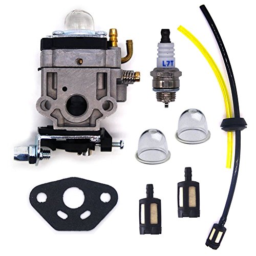 FitBest Carburetor with Fuel Tune-Up Kit for Walbro WYJ-138 WYK-186 Echo SHC-260 SHC-261 PB-260L Shindaiwa T242X T242 Trimmer