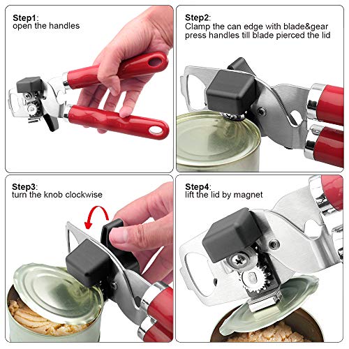 Can Opener, Lift Can Opener Manual Smooth Edge, Efficient Safe