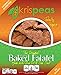 krispeas Baked Falafel Chips – Spicy Snack Made from Green Split Peas, Flax Seed, Olive Oil. Perfect for Dipping Hummus. All Natural, Vegan, Gluten Free, High Protein, Low Carb. (Pack of 2)