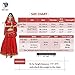 Women's Belly Dance Chiffon Bollywood Costume Indian Dance Outfit Halloween Costumes with Coins 5 Pieces Sets(Rosy, Medium)