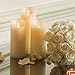 Luminara Remote Included Flameless Moving Wick Wax Candle 3.5 by 7 Inch Ivory with Timer