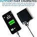 USB C Cable,USB Type C Cable,Melwix (6.6FT) Nylon braided. Fast speed.Compatible with Samsung Galaxy Note 8,S8,S8 Plus,New Macbook 12 (2015), Nintendo Switch, Google Pixel,LG,G5,G6,V20.Black.
