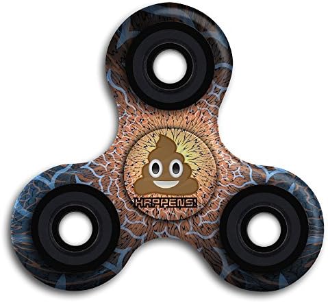 Shit Happens Emoji Humor Poop Fidget Spinner Toy Fingertip For ADD ADHD