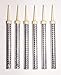 Pack of 6 Silver Wrapping Sparkling Candles/Bottle Service/Birthday/Wedding/Sweet 16 / Party Candle (Pack of 6, Silver)