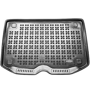 Kofferbakmat van rubber geschikt voor Citroen C3 Picasso Pack XP kofferbakmat (2008-2017) + kunststofreiniger (cadeau)