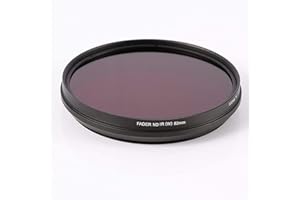 FOEASY 82mm Infared Filter,Adjustable 530nm to 750nm Infrared X-Ray IR Filter for DSLR Camera Lens