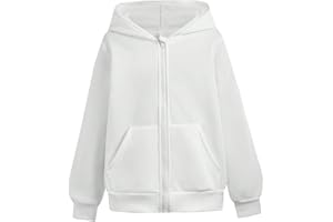 Ecolala Girls Long Sleeve Zip Up Hoodie With Pockets Bow Print Fashion Sweatshirt