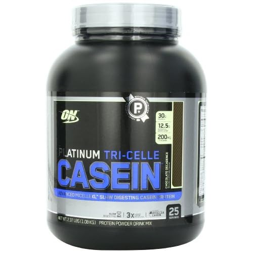 Optimum Nutrition Platinum Tri-Celle Casein, Chocolate Decadence, 2.37 Pound image