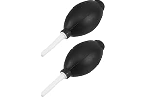 OSALADI 2Pcs Manual Rubber Air Blower Bulbs for Camera Lens and Electronics Dust Cleaning, Mini Portable
