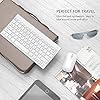 Small Wireless Keyboard and Mouse, seenda Ultra Compact Rechargeable USB Keyboard and Mouse Combo with Portable Size Low…