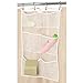 Maytex Quick Dry Mesh Pockets Fabric Bath/Shower Caddy Organizer with Pockets, White, 26 inches x 17 inches