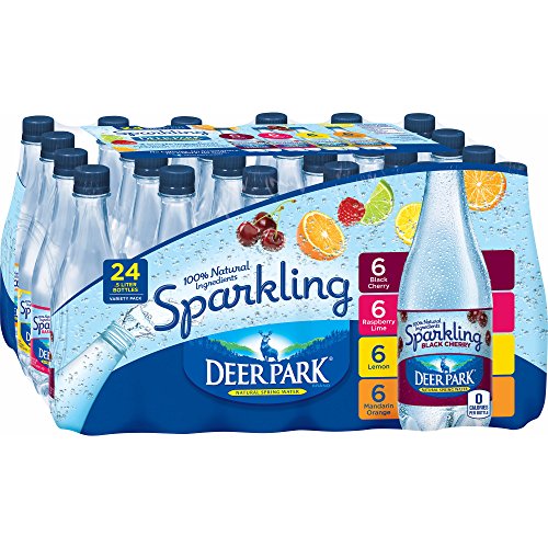 Deer Park Assorted Flavor Sparkling Natural Spring Water, 24 pk./16 oz. (pack of 2)