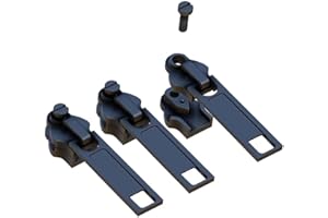 Universal Zipper Repair Kit for Jackets, Luggage, Bags,Backpack Self-assembly Zipper Replacement Repair Kit for #5, 3PCS