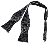 DBA7B04-06 Young Series Paisley Microfiber Mens Self-tied Bowties By Dan Smith ...