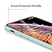 TORRAS Love Series iPhone Xs Case/iPhone X Case, Liquid Silicone Gel Rubber Shockproof Case Soft Microfiber Cloth Lining Cushion Compatible with iPhone X/XS 5.8 inch (2018), Mint
