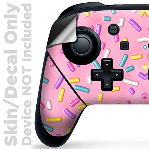 Nintendo Switch Pro Controller Skin Decal Vinyl Wrap - Sprinkles Cupcakes ice cream
