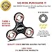 Chillax Fidget Spinner - Tri-Spinner Fidget Toy for Anxiety and ADHD (Black)