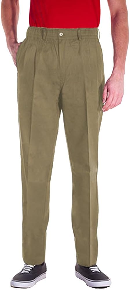 mens elastic waist pants big and tall