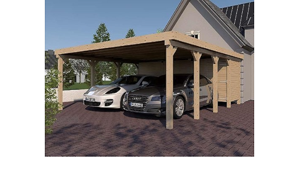 Tejado plano Avus IX, 600 x 800 cm, con trastero, estructura ...