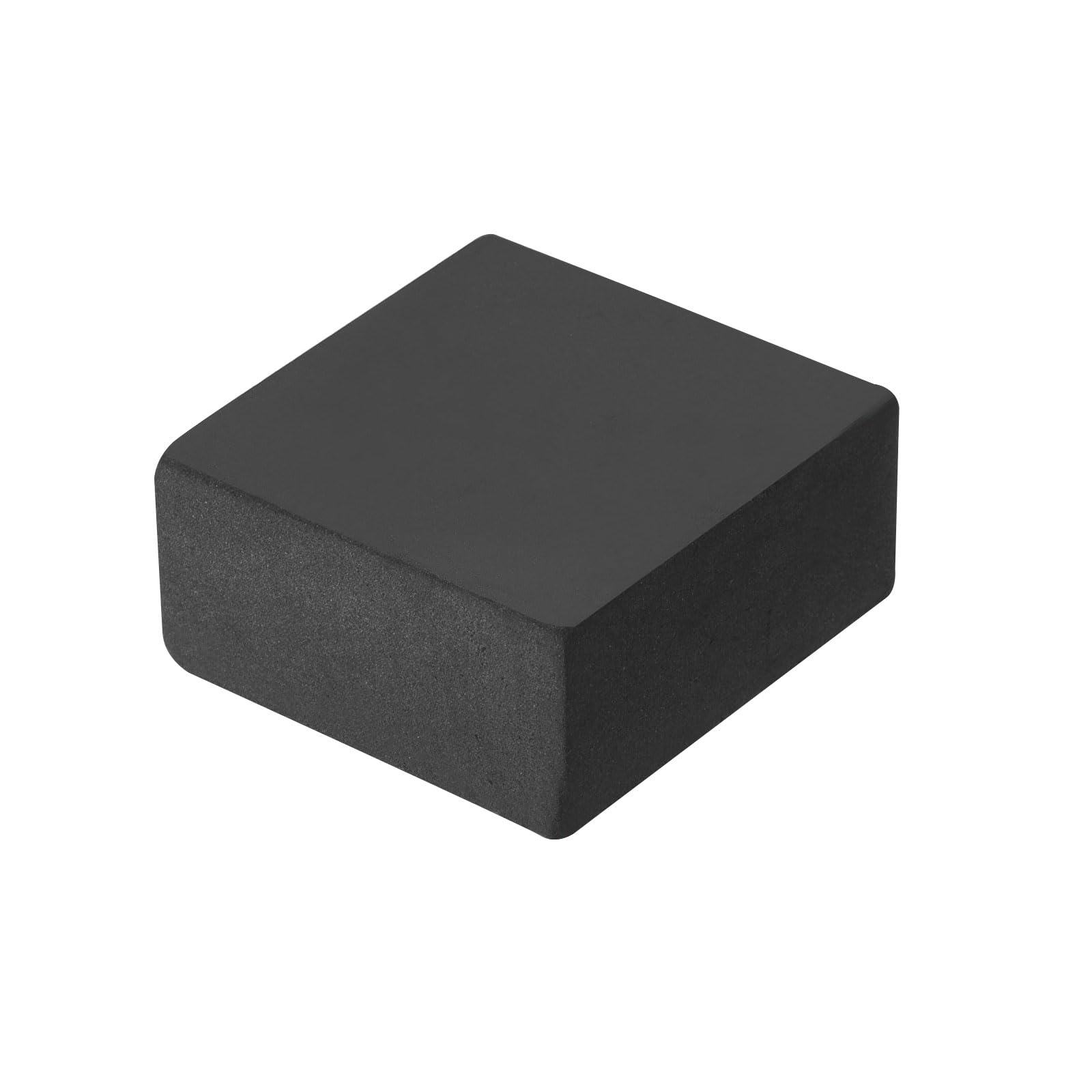 PATIKIL Plant Pot Feet 4x4x2 Inch, Invisible Riser Rubber Square for Outdoor Garden Patio Deck Flower Planters, Black