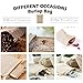 ANPHSIN 75 Pcs Small Burlap Gift Bags with Drawstring - 5.4