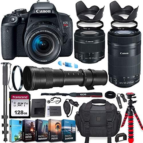 Canon EOS Rebel T7i DSLR Camera with 18-55mm is STM Lens + Canon EF-S