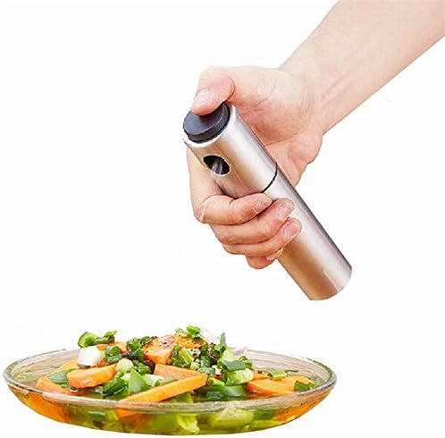DreamInn Olive Oil Sprayer Dispenser Stainless Steel Olive Oil Spray Bottle for Cooking Baking Barbecue