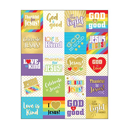 Words of Praise Shape Stickers by